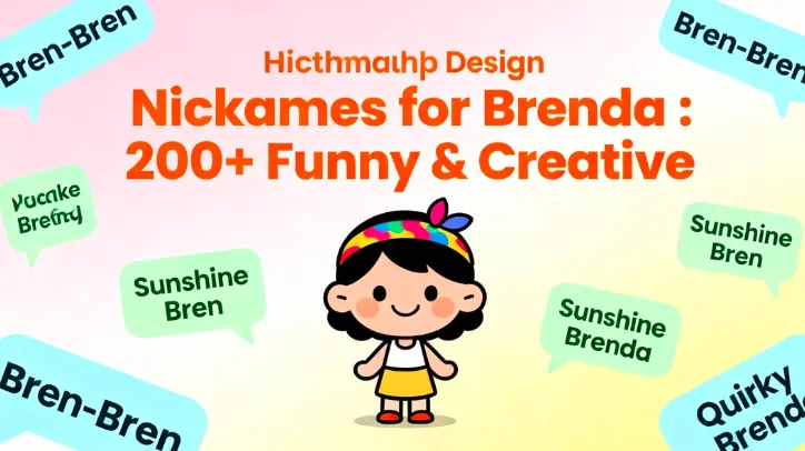 Nicknames for Brenda : 200+ Funny & Creative