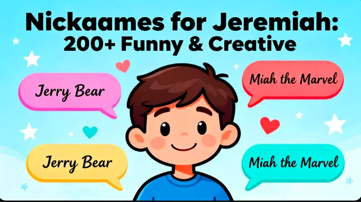 Nicknames for Jeremiah: 200+ Funny & Creative
