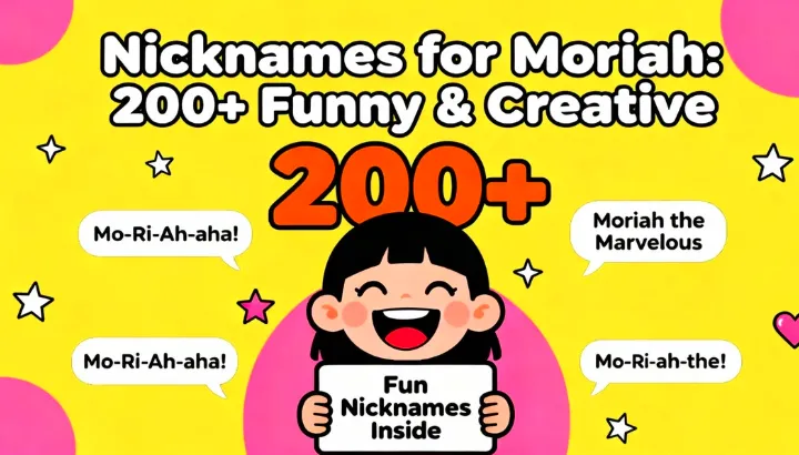 Nicknames for Moriah: 200+ Funny & Creative