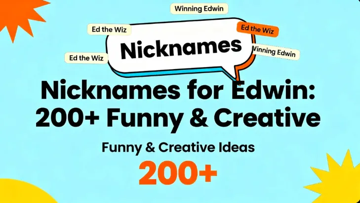 Nicknames for Edwin: 200+ Funny & Creative