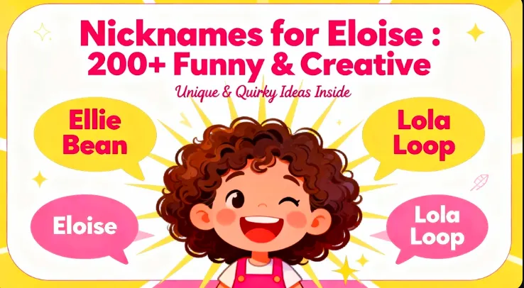 Nicknames for Eloise : 200+ Funny & Creative