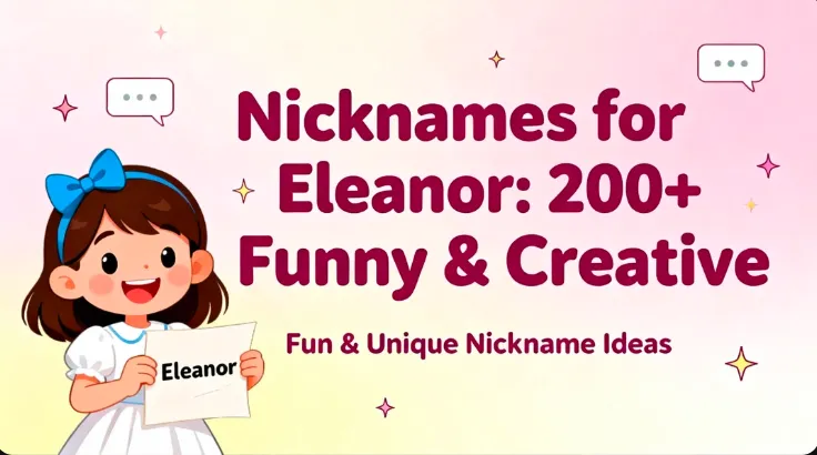 Nicknames for Eleanor : 200+ Funny & Creative