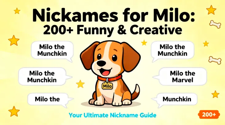 Nicknames for Milo : 200+ Funny & Creative