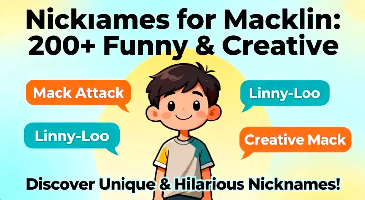 Nicknames for Macklin: 200+ Funny & Creative