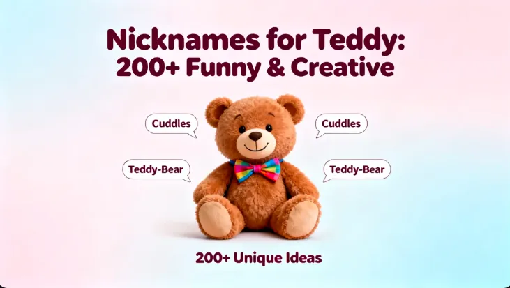 Nicknames for Teddy : 200+ Funny & Creative