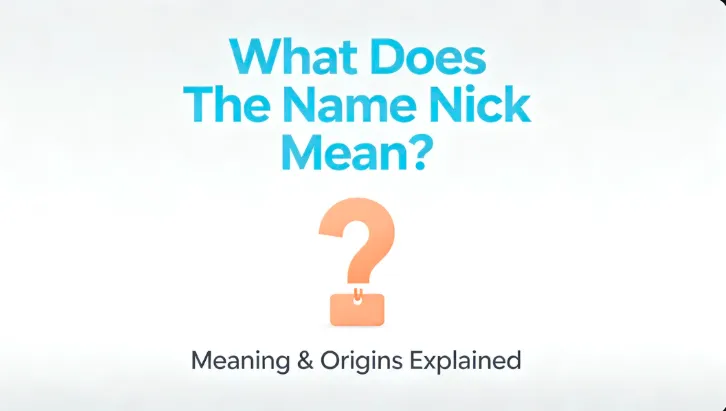 What Does The Name Nick Mean?