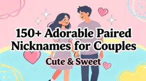 150+ Adorable Paired Nicknames for Couples