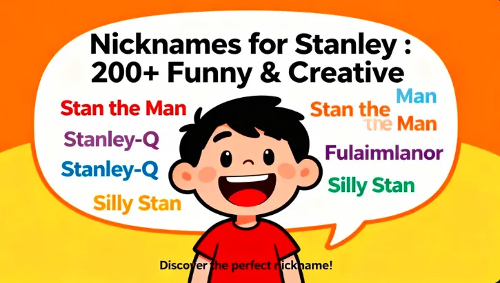 Nicknames for Stanley : 200+ Funny & Creative