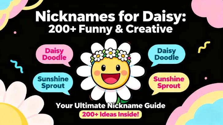 Nicknames for Daisy : 200+ Funny & Creative