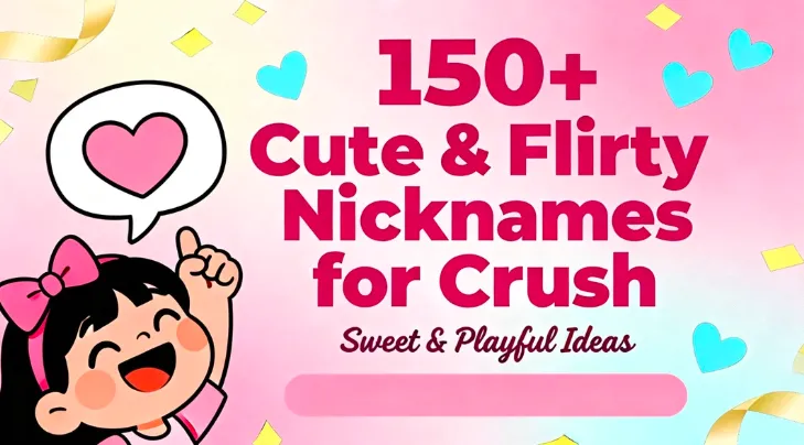 150+ Cute & Flirty Nicknames for Crush