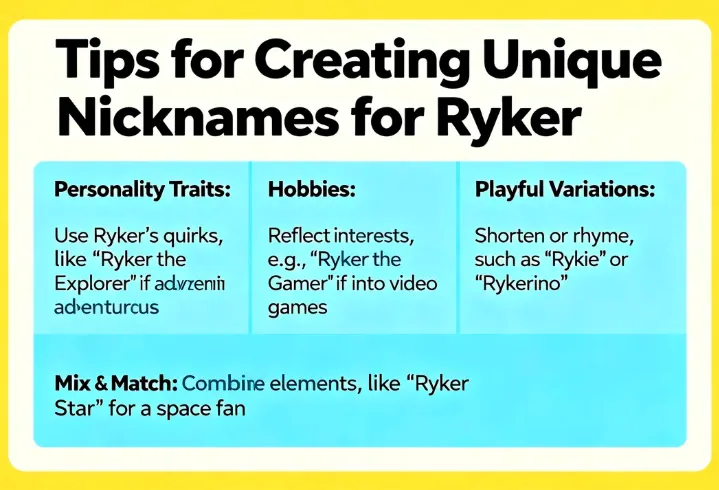 Nicknames for Ryker : 200+ Funny & Creative