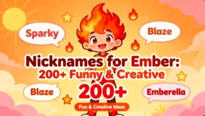 Nicknames for Ember : 200+ Funny & Creative