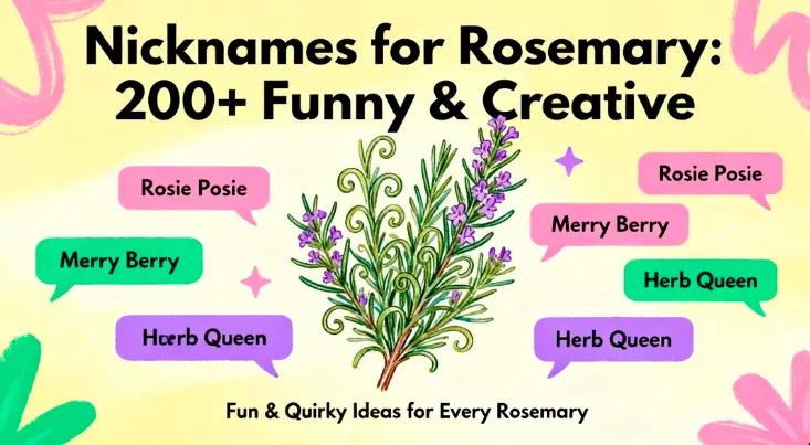 Nicknames for Rosemary : 200+ Funny & Creative
