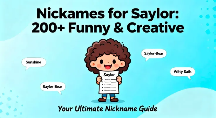 Nicknames for Saylor : 200+ Funny & Creative