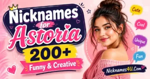 Nicknames for Astoria 200+ Funny & Creative
