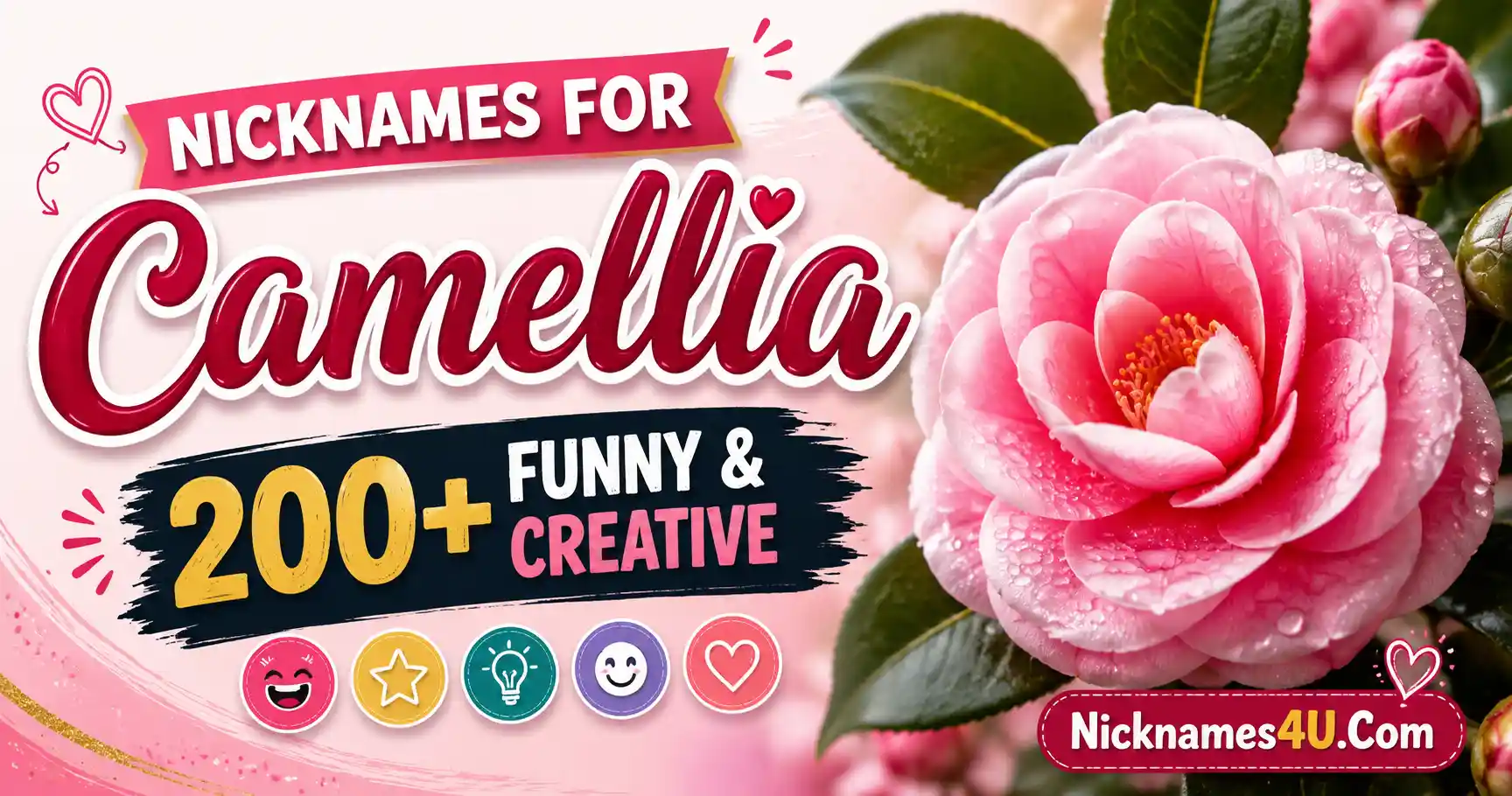 Nicknames for Camellia 200+ Funny & Creative