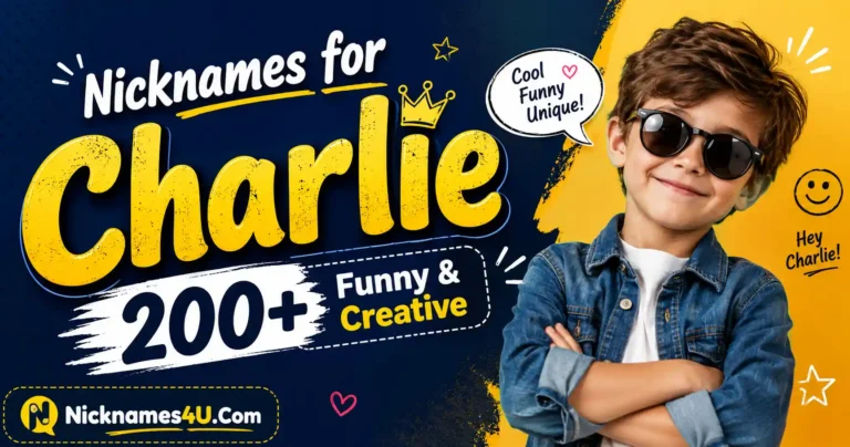 Nicknames for Charlie 200+ Funny & Creative