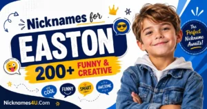 Nicknames for Easton 200+ Funny & Creative