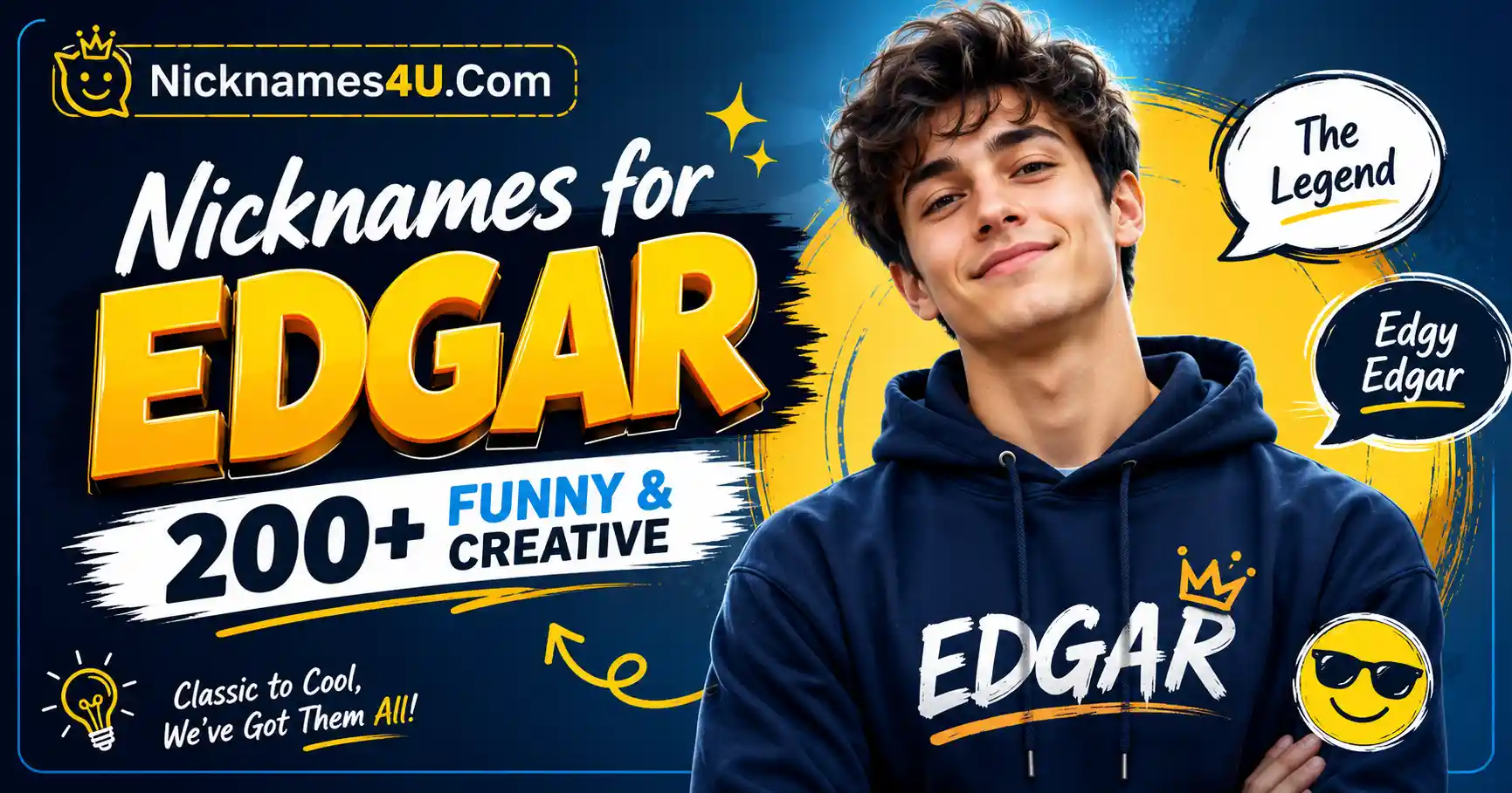 Nicknames for Edgar 200+ Funny & Creative