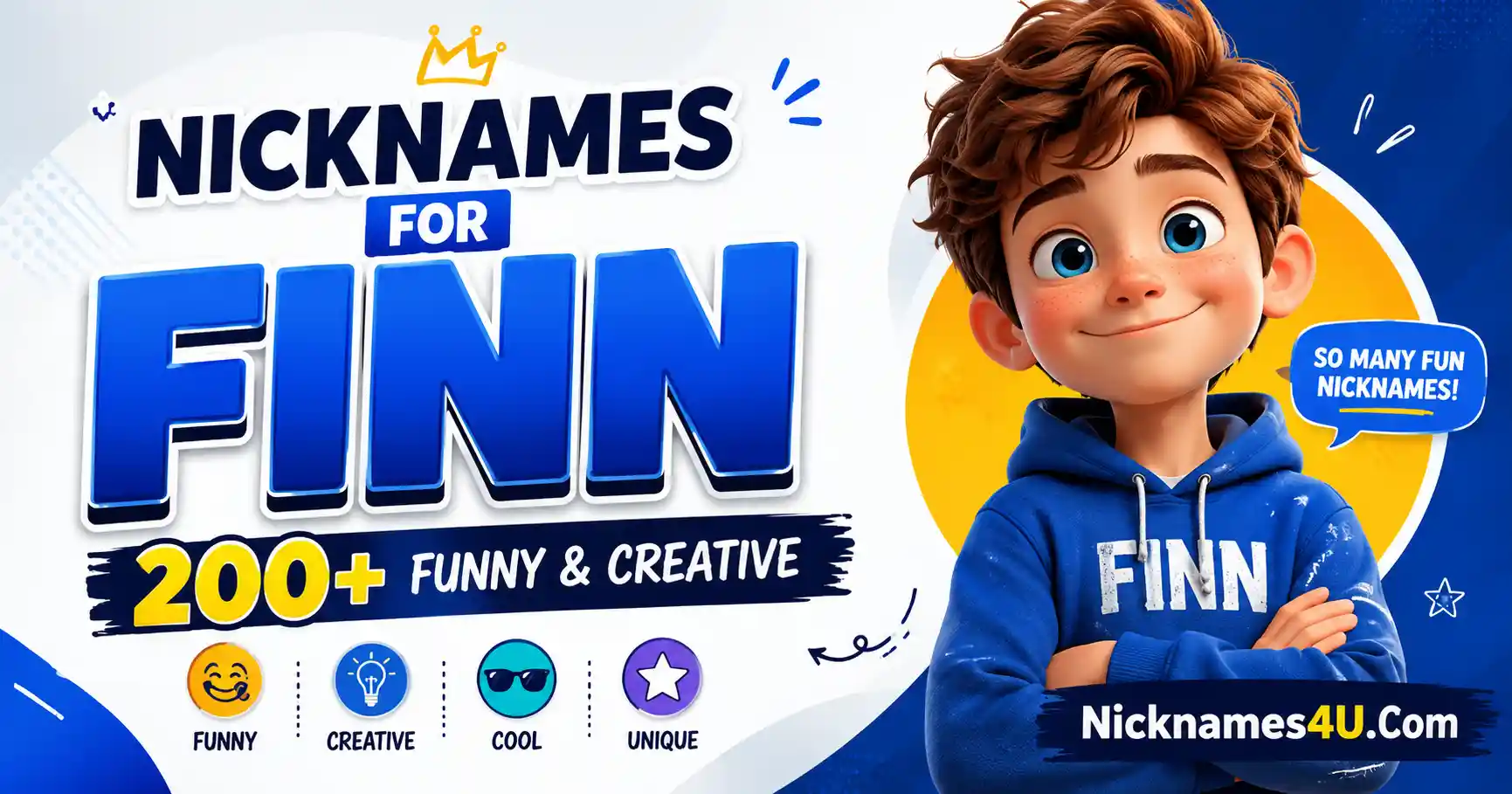 Nicknames for Finn 200+ Funny & Creative