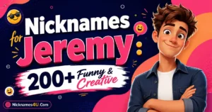 Nicknames for Jeremy 200+ Funny & Creative