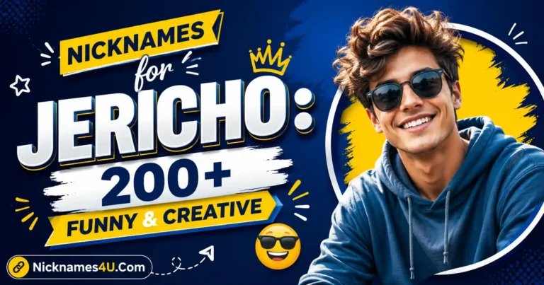 Nicknames for Jericho 200+ Funny & Creative