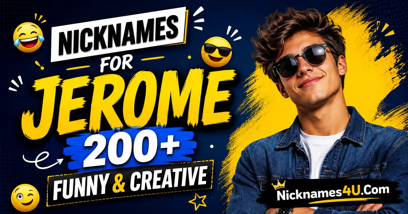 Nicknames for Jerome 200+ Funny & Creative