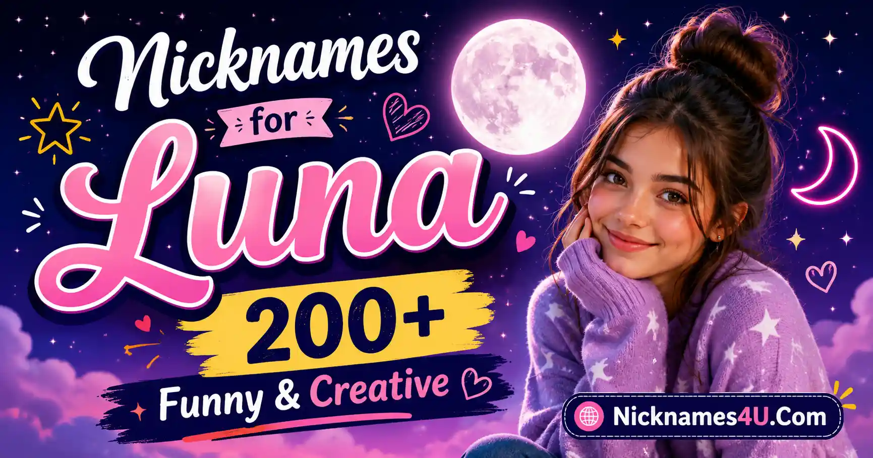 Nicknames for Luna 200+ Funny & Creative
