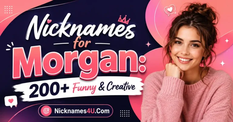 Nicknames for Morgan 200+ Funny & Creative
