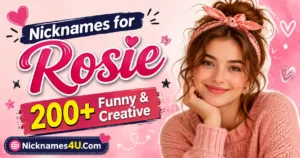 Nicknames for Rosie 200+ Funny & Creative