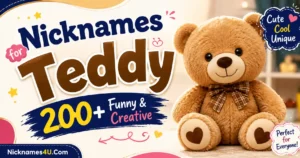 Nicknames for Teddy 200+ Funny & Creative