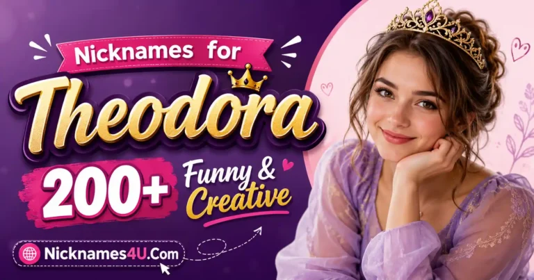 Nicknames for Theodora 200+ Funny & Creative