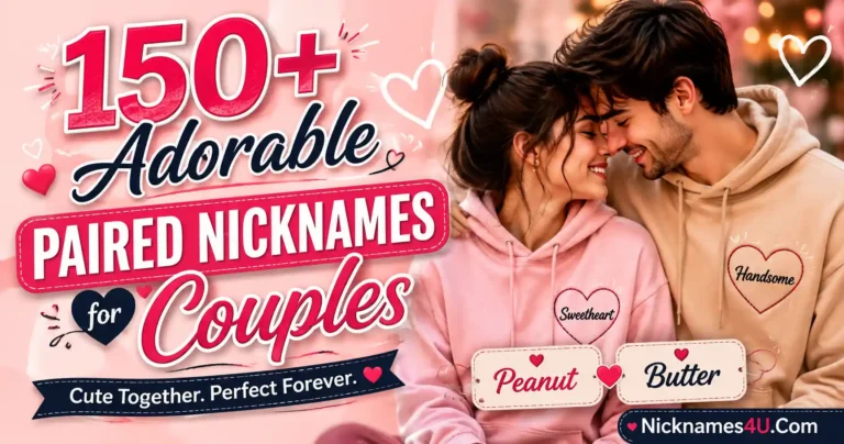 150+ Adorable Paired Nicknames for Couples