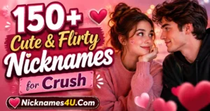 150+ Cute & Flirty Nicknames for Crush