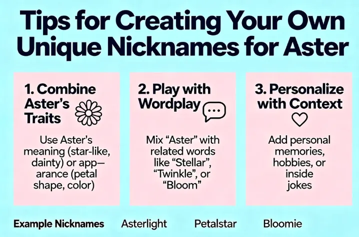 Nicknames for Aster: 200+ Funny & Creative