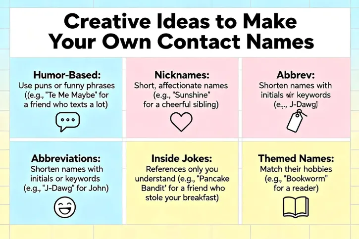 150+ Funny Contact Names for Friends (Creative & Hilarious Ideas)