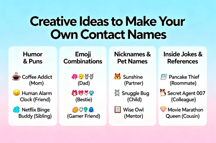 150+ Funny Contact Names for Mom (Creative & Hilarious Ideas)