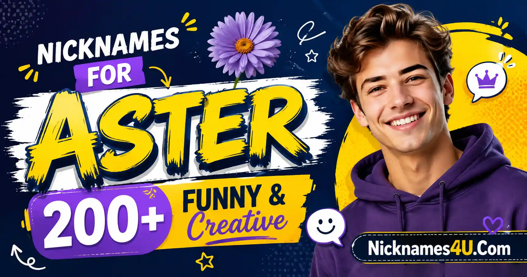 Nicknames for Aster 200+ Funny & Creative