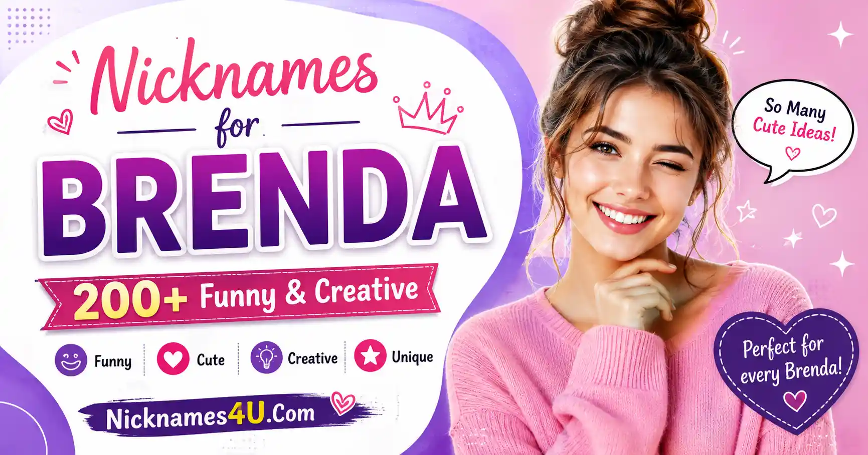 Nicknames for Brenda 200+ Funny & Creative