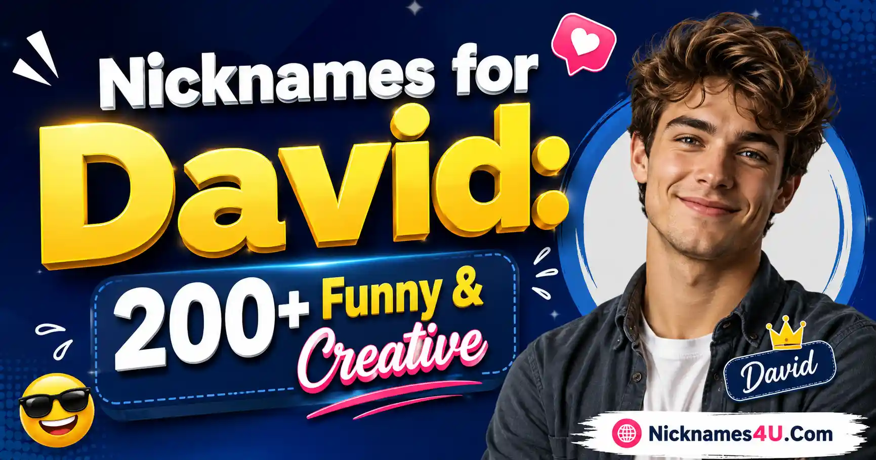 Nicknames for David 200+ Funny & Creative