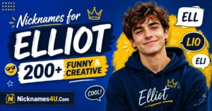 Nicknames for Elliot 200+ Funny & Creative
