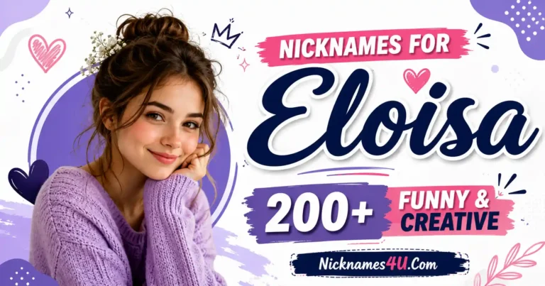 Nicknames for Eloisa 200+ Funny & Creative