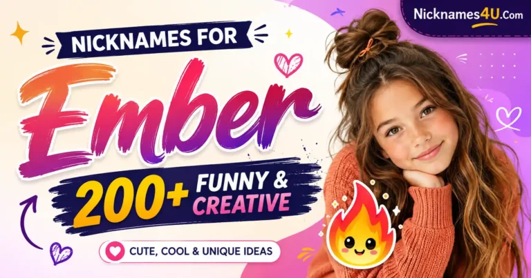Nicknames for Ember 200+ Funny & Creative