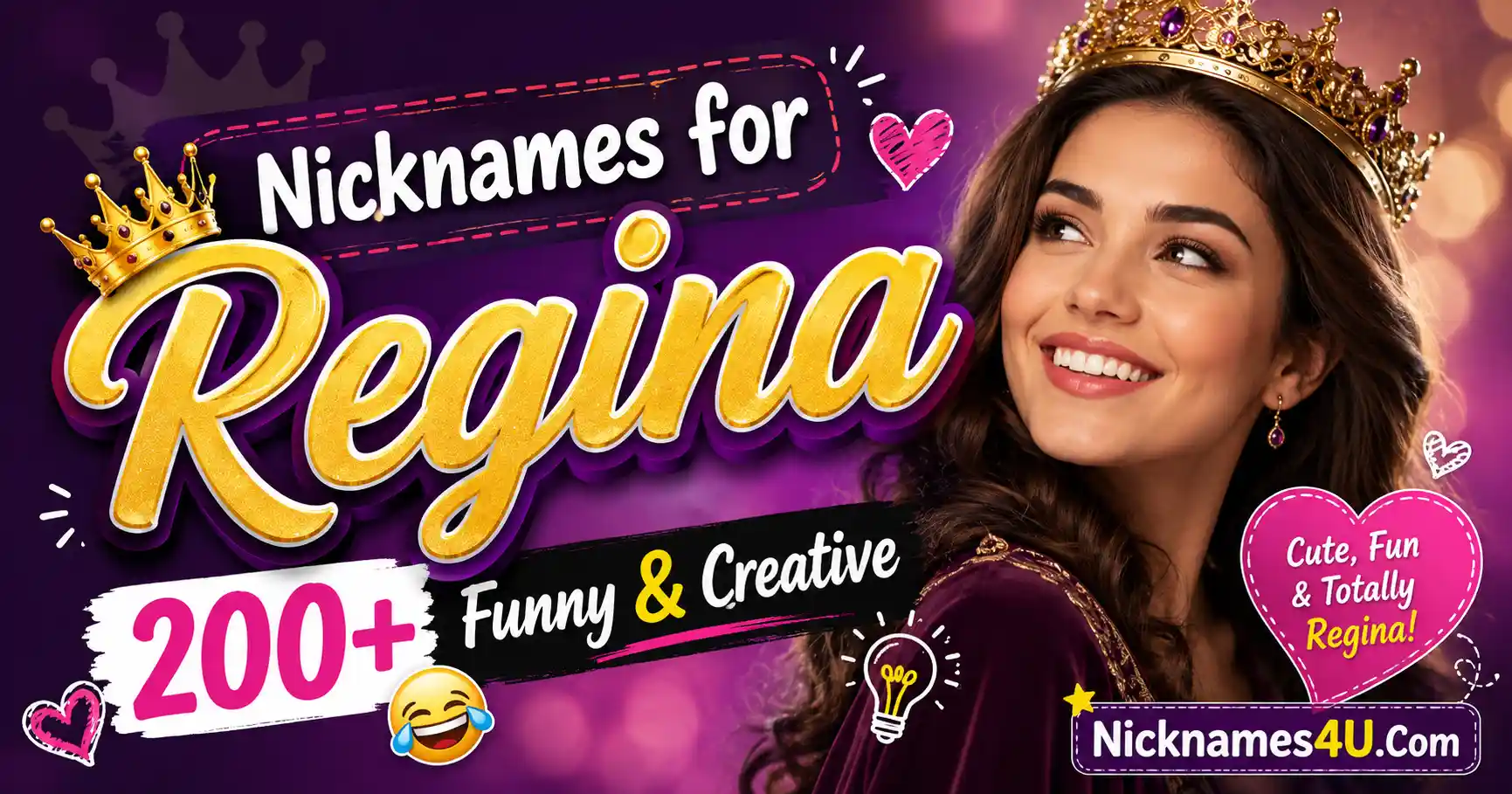 Nicknames for Regina 200+ Funny & Creative