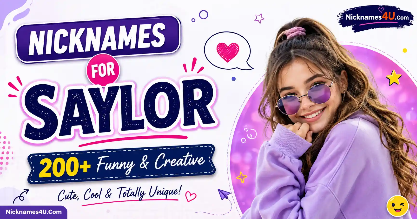 Nicknames for Saylor 200+ Funny & Creative