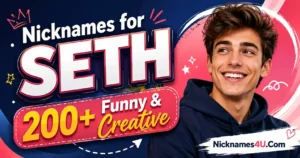 Nicknames for Seth 200+ Funny & Creative