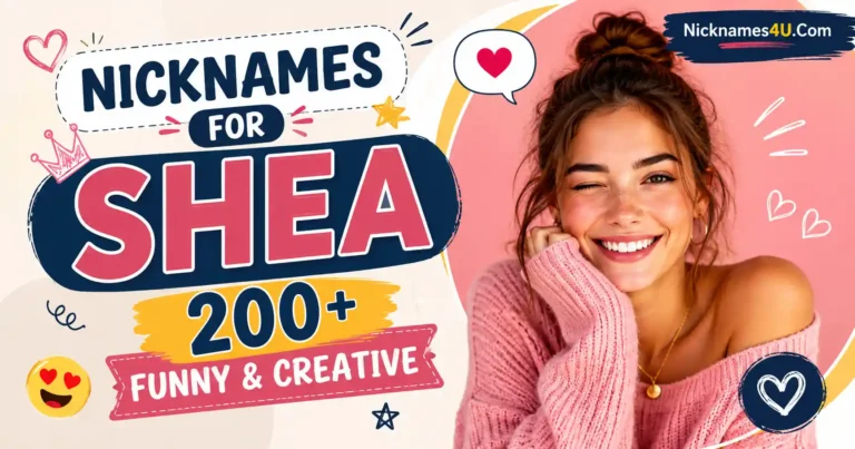 Nicknames for Shea 200+ Funny & Creative