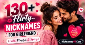 130+ Flirty Nicknames for Girlfriend (Cute, Playful & Spicy)