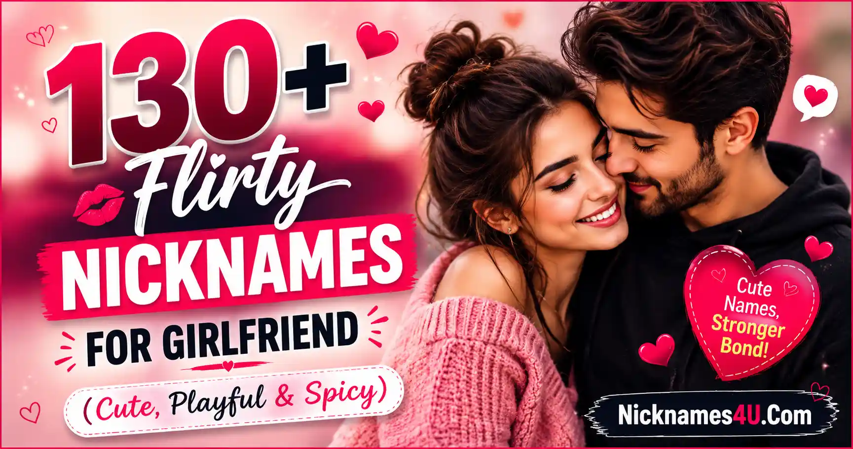 130+ Flirty Nicknames for Girlfriend (Cute, Playful & Spicy)
