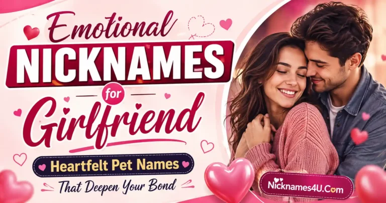 Emotional Nicknames for Girlfriend Heartfelt Pet Names That Deepen Your Bond
